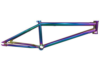 Het Kader van Chrome BMX van het regenboogkader, de Fietsdelen van de Olievlek Kleurrijke Douane BMX